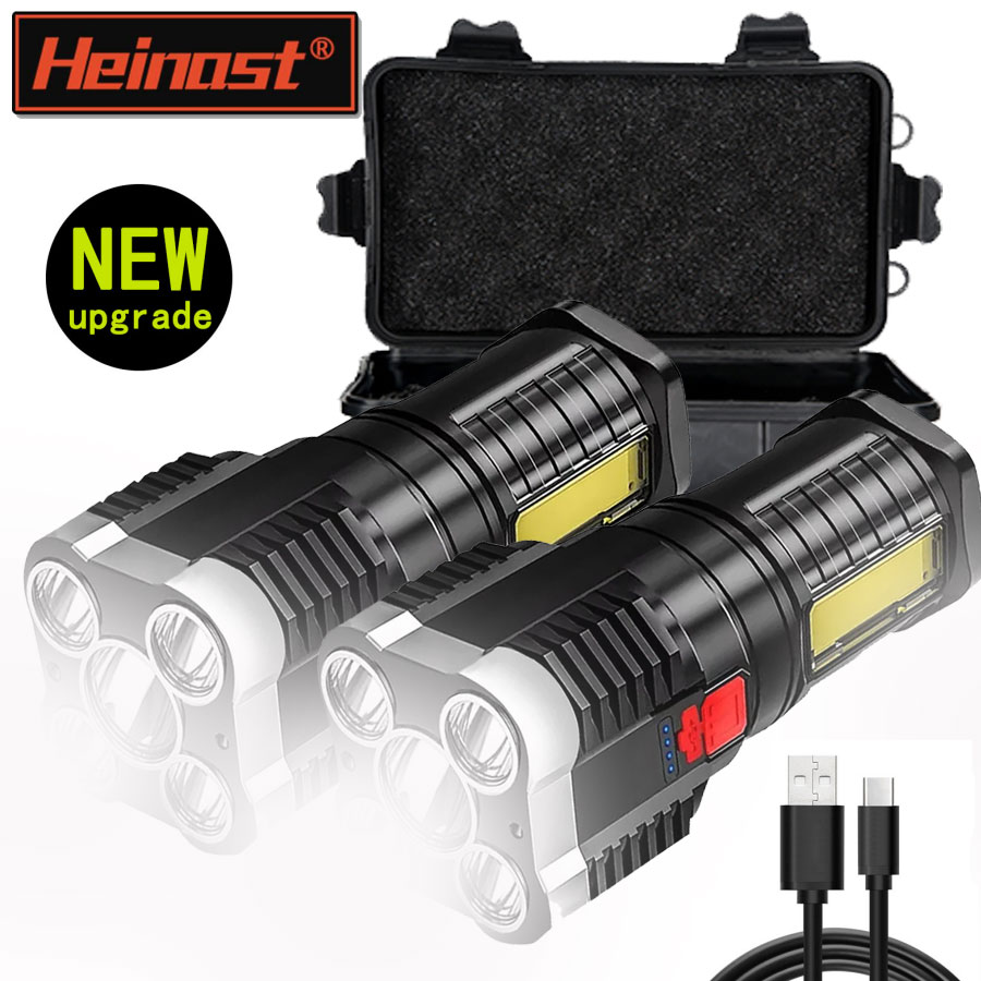 Outdoor Spotlight - 5 LED 고출력 LED 손전등 측면