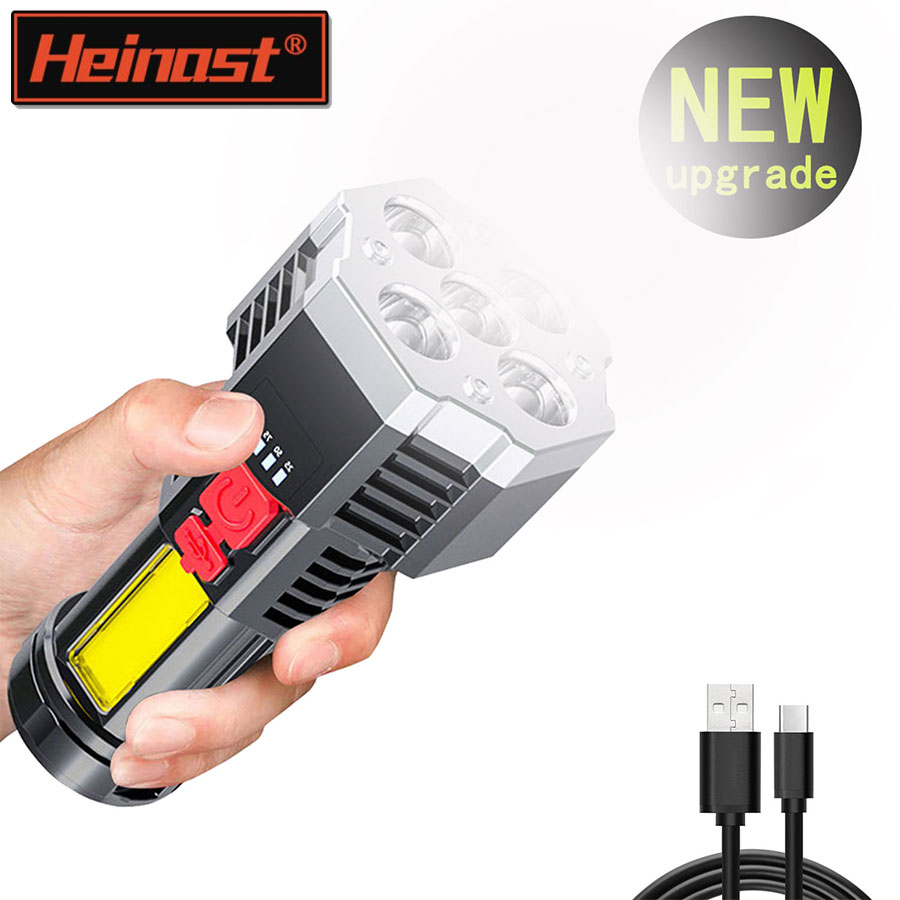 Outdoor Spotlight - 5 LED 고출력 LED 손전등 측면