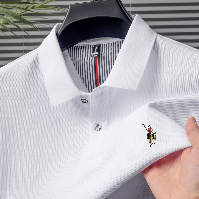 Polo Shirt Equestrian - 2026년 남성 정미 반팔 폴로 셔츠