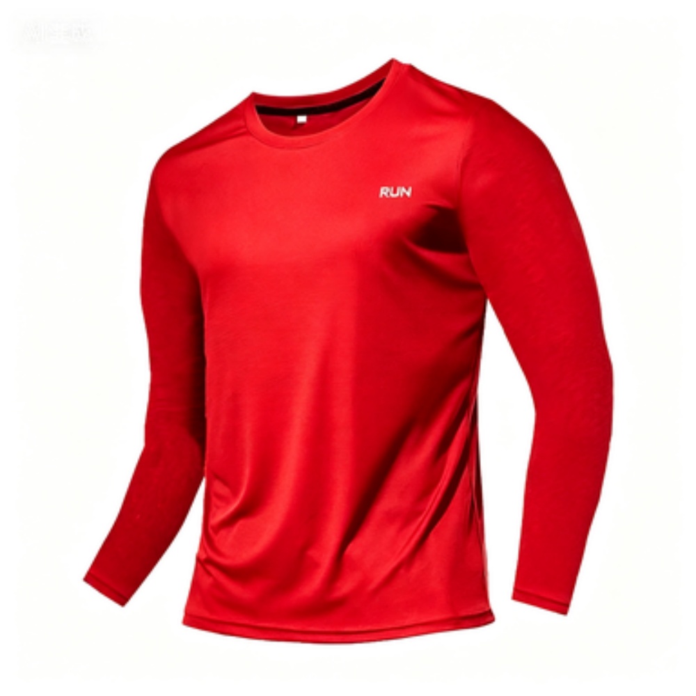 Outdoor Sportswear - 스포츠 캐주얼 크루넥 긴팔 상의 통기성
