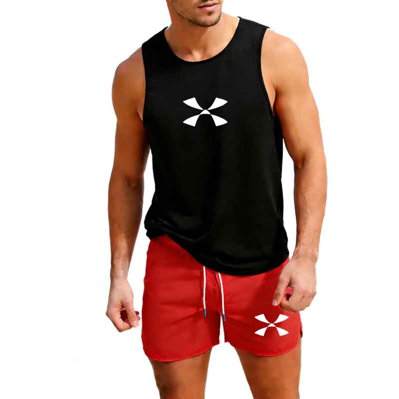 Outdoor Sportswear - 야외 조깅 스포츠웨어 남성 조끼 +