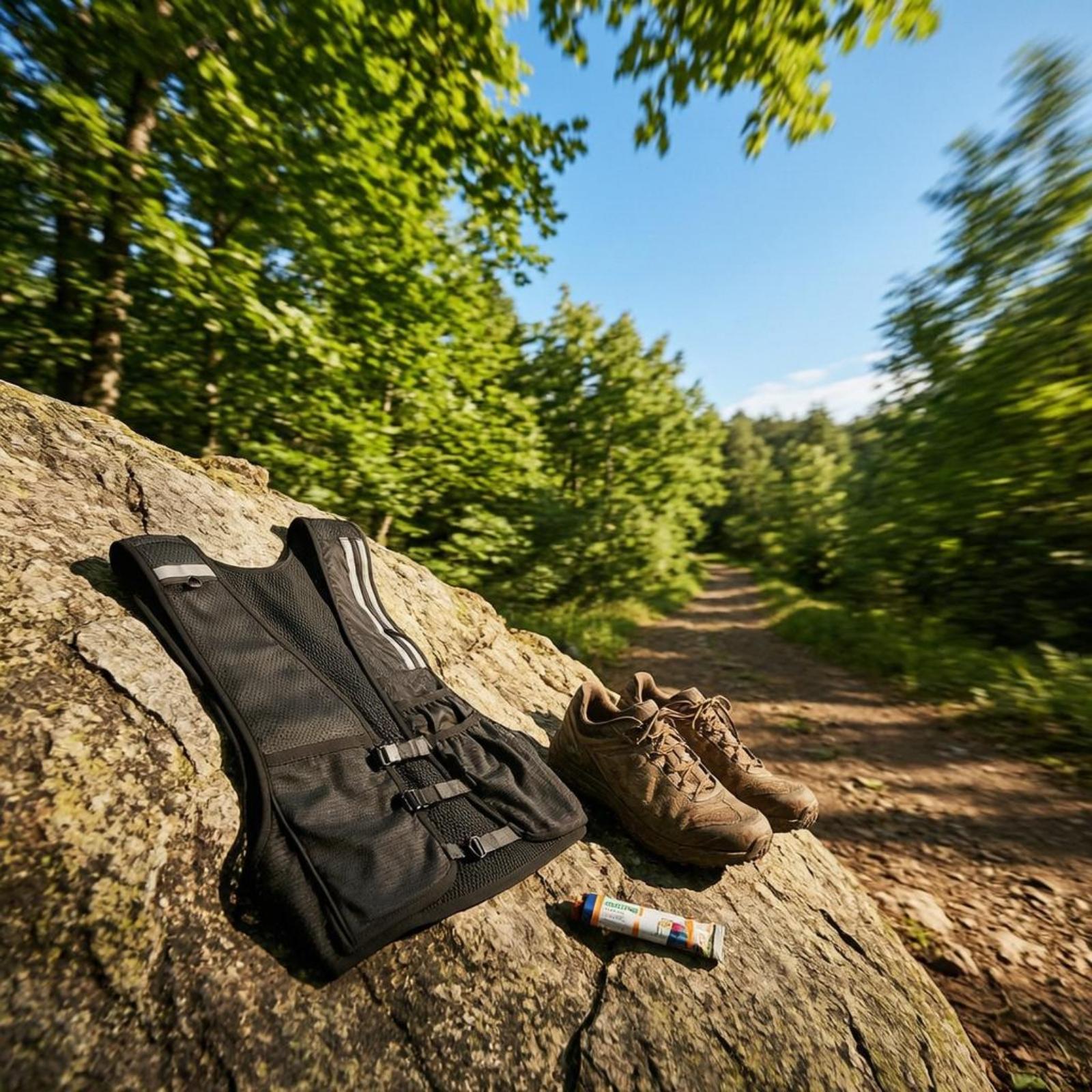 Trail Running Vest - 야외 러닝 조끼, 백패킹 장비, 조절