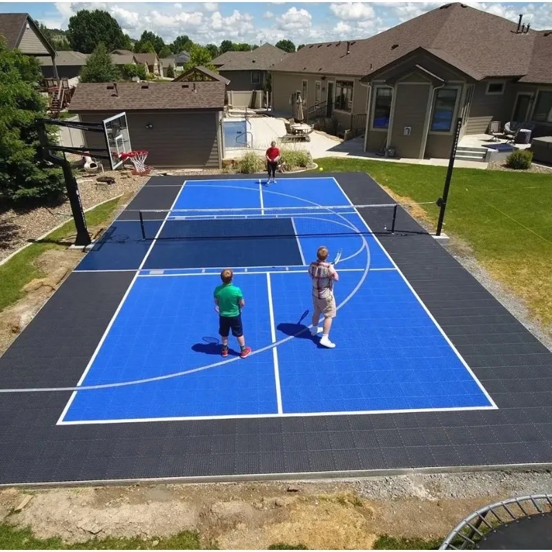 Outdoor Sport Court Tiles - PP 피클볼 코트 바닥 타일, 휴대용