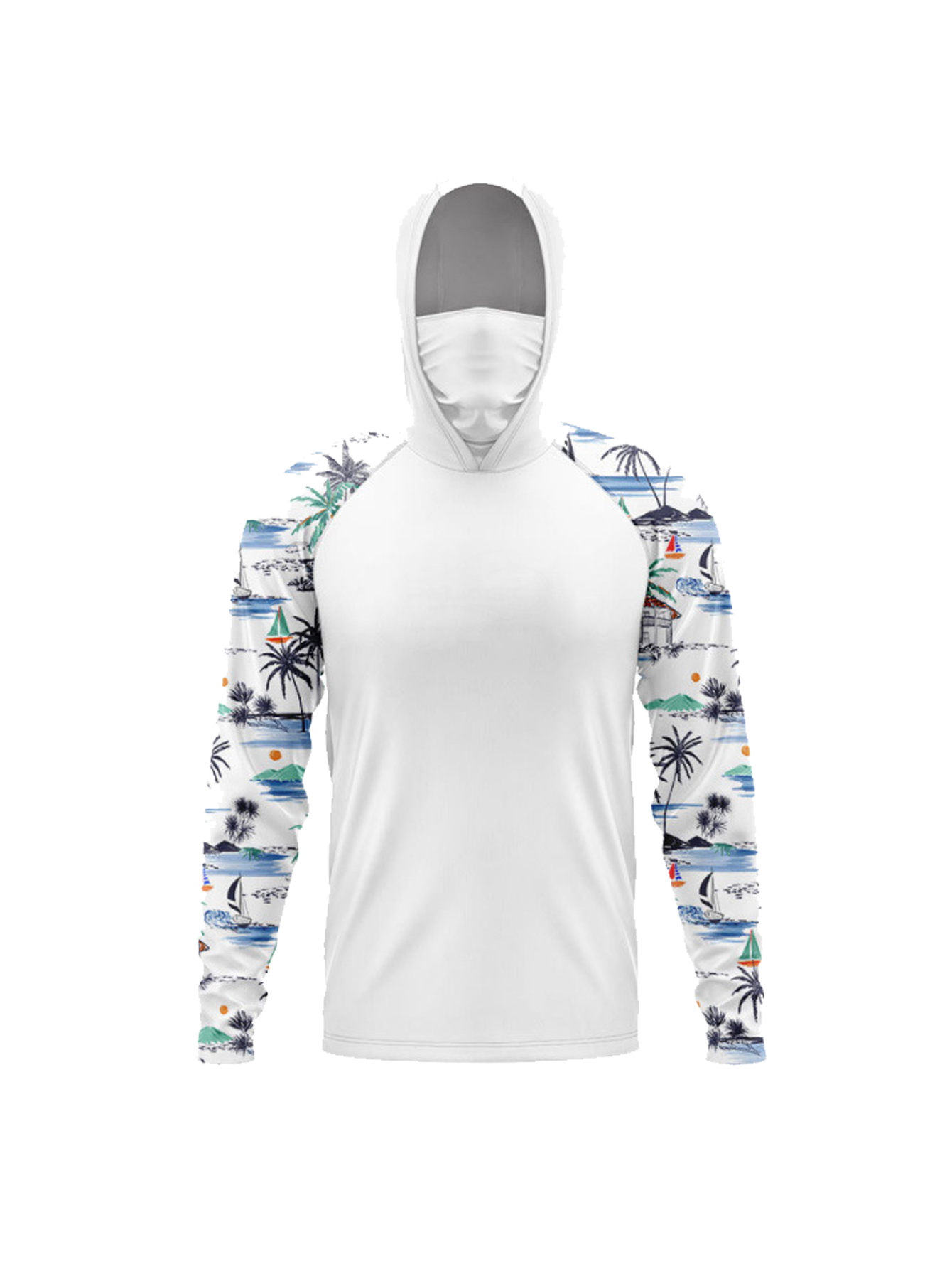마스크가 있는 낚시 후드티셔츠, 자외선 차단 낚시복,  - Outdoor Sportswear 리뷰 및 가격
