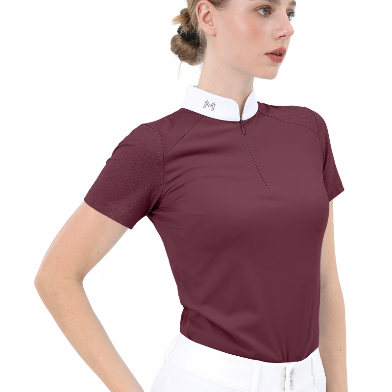 여성 전문 승마 반팔 티셔츠 폴로 셔츠 승마복 대회용  - Polo Shirt Equestrian 리뷰 및 가격
