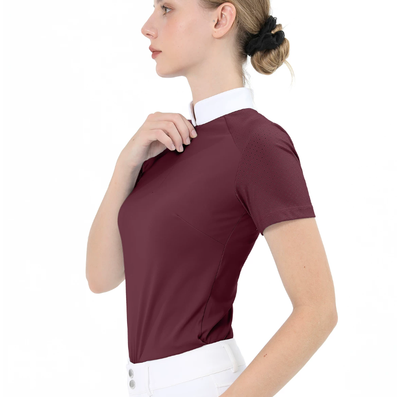 여성 전문 승마 반팔 티셔츠 폴로 셔츠 승마복 대회용  - Polo Shirt Equestrian 리뷰 및 가격