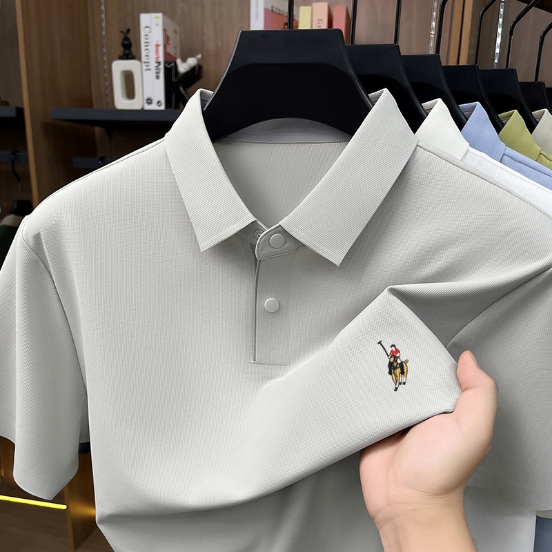 럭셔리 남성 클래식 브랜드 패션 승마 자수 반팔 티셔츠 - Polo Shirt Equestrian 리뷰 및 가격