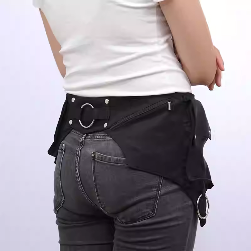 여성용 중세 펑크 허리 가방 Steampunk Pu 가 - Outdoor Sports Accessories 리뷰 및 가격