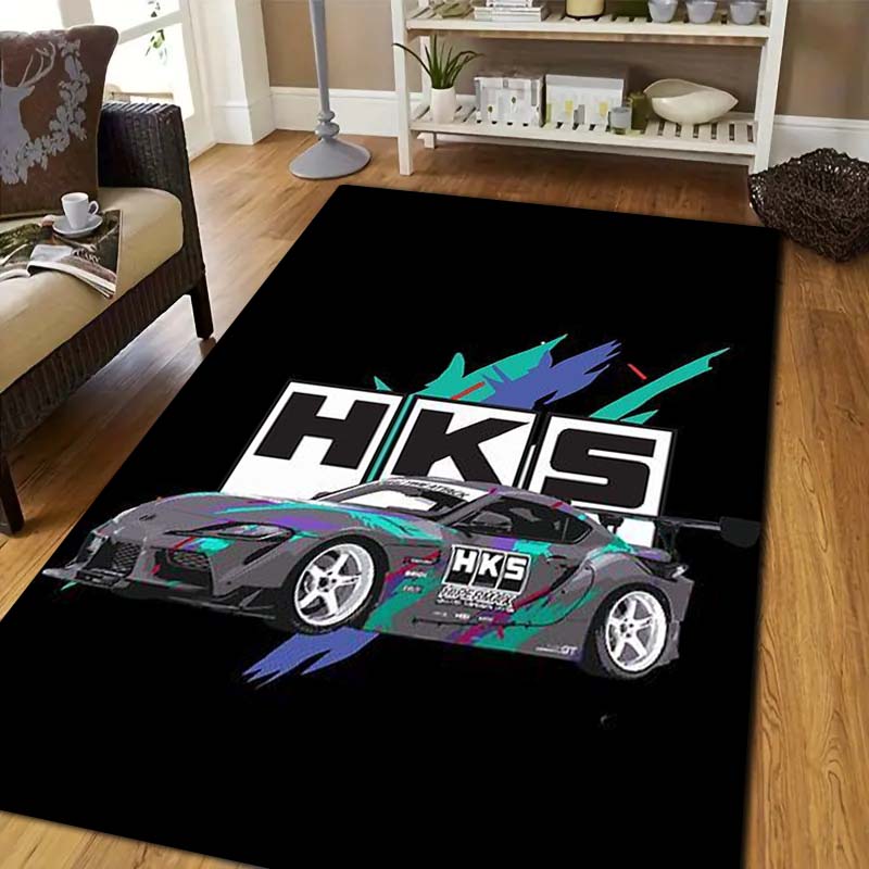 3D 레이싱 H-HKS 프린트 러그 논슬립 바닥 카펫  - Outdoor Sport Live 리뷰 및 가격