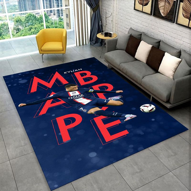 축구 M-Mbappe 스포츠 스타 논슬립 러그(거실,  - Outdoor Sport Live 리뷰 및 가격