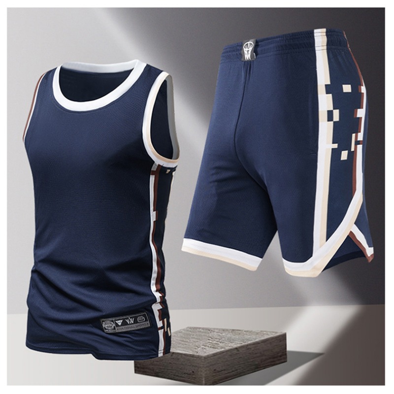 남성 패션 트렌드 민소매 조끼 5점 반바지 2피스 세트 - Outdoor Sportswear 리뷰 및 가격