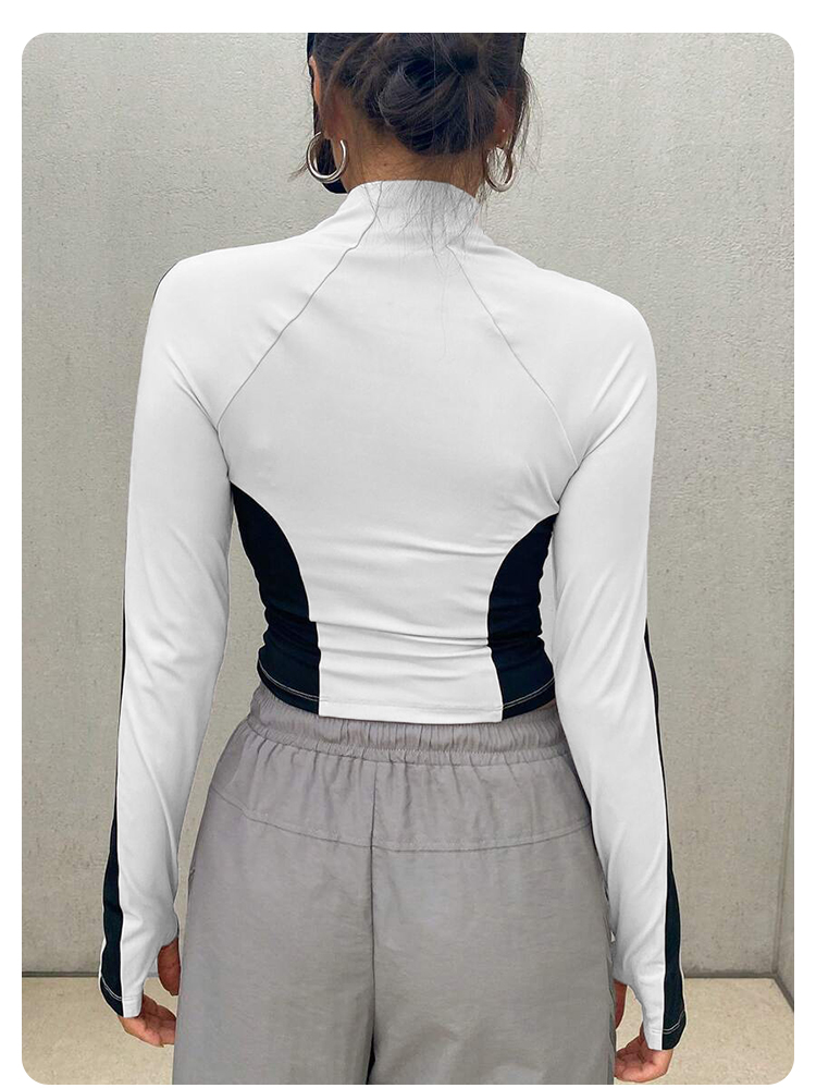 요가 의류 스탠드업 칼라 재킷 아웃도어 스포츠 긴팔 여 - Outdoor Sports 리뷰 및 가격