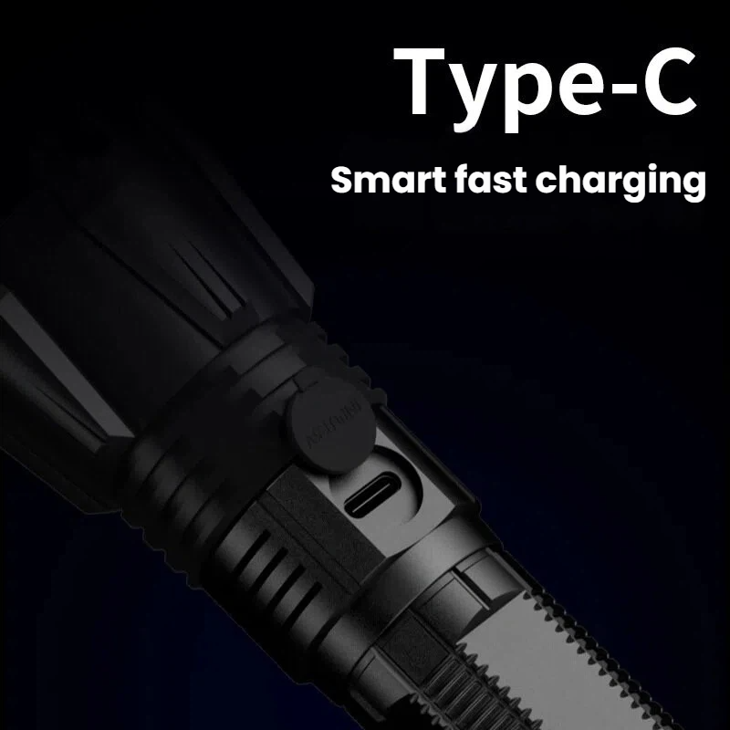 고출력 P90 LED 손전등 TYPE-C 충전식 줌 스 - Outdoor Spotlight 리뷰 및 가격