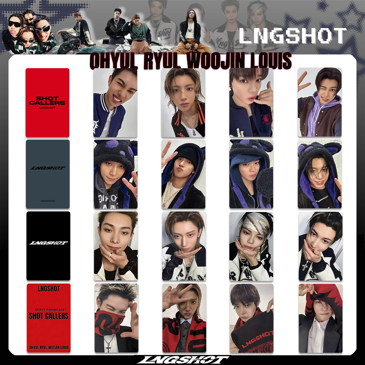 40개 새 KPOP 힙합 그룹, LNGSHOT, 앨범  - Outdoor Sports Accessories 리뷰 및 가격