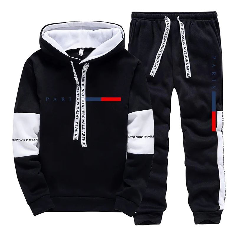 남성 세트/후드티/바지 파리 패션 가을 겨울 캐주얼 스 - Outdoor Sportswear 리뷰 및 가격
