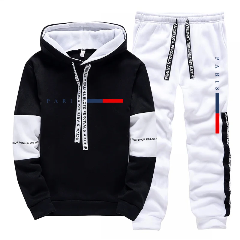 남성 세트/후드티/바지 파리 패션 가을 겨울 캐주얼 스 - Outdoor Sportswear 리뷰 및 가격