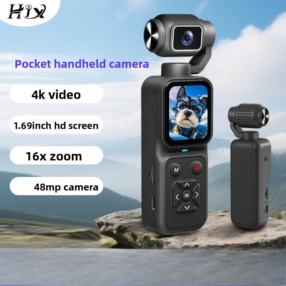 HJD-09 4K 블로그 카메라 180 °   16배  - Outdoor Sport Live 리뷰 및 가격