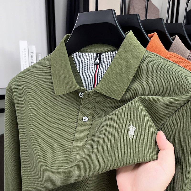 가을 신상 남성복 브랜드 정교하고 아름다운 승마 자수  - Polo Shirt Equestrian 리뷰 및 가격